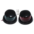 thumbnail image 1 of Unique Bargains Universal Interior Boat Navigation Lights, LED Marine Boat Lights for Pontoon Boat Small Boat, Metal ABS, Red Green Black Shell, 1 Set, 1 of 7