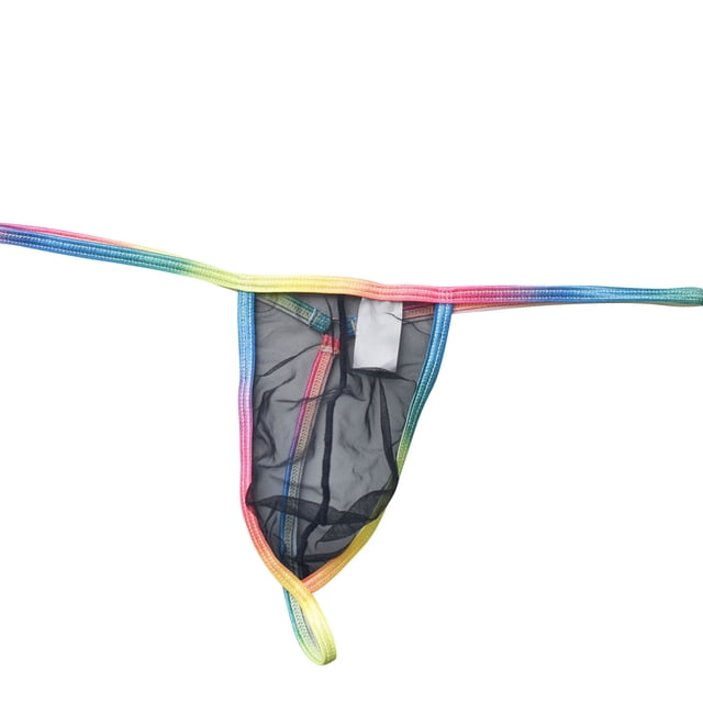 Rbaofujie Men'S Boxer Shorts Men's Netting Breathable Sexy Underwear Rope U-shaped Pouch Exquisite Design T-back Boxers Men Underwear Boxer Brief