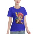 thumbnail image 2 of Women's Basic Short Sleeve T-Shirt One Piece Chopper, 2 of 6