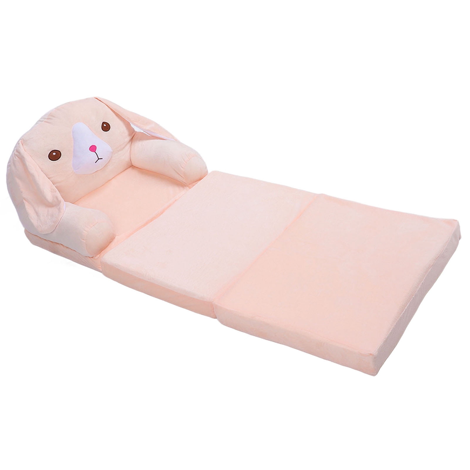 Foldable Toddler Couch,Foldable Kids Sofa Pink Flip Out Kids Sofa Chair Children Flip Open Sofa Bed True Excellence