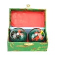 thumbnail image 4 of 2 x Hand Balls Chinese Health Balls with Storage Box Portable Fitness Relaxation Dragon Phoenix Green, 4 of 9