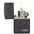 thumbnail image 3 of Zippo Noir mat avec bordure Zippo (218ZB), 3 of 3