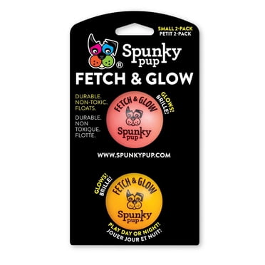 Fetch & Glow Ball Small 2-Pack Dog Toys