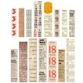 thumbnail image 1 of Autocollants pour Papier Scrapbook Rétro : 30 Pcs Autocollants de Planificateur DIY Fournitures de Journalisation, 1 of 9