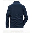 thumbnail image 4 of OmicGot Winter Fleece Jacket Men Military Windproof Tactical Coats Men Solid Color Zipper Army Combat Jackets, 4 of 11