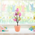 thumbnail image 1 of Desktop Decor Easter Egg Decoration Tree Easter Egg Bonsai Artificial Easter Decoration Easter Simulation Eggs Potted Cartoon Printed Eggs Easter Desktop Decoration Ornaments, 1 of 4