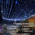 thumbnail image 3 of AMERTEER ” LED String Lights For Thanksgiving / Christmas / New Year Twinkle Lights with 8 Modes Memory for Home Tree Yard Room Indoor & Outdoor Decorations”, 3 of 13