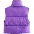 thumbnail image 2 of ORUYROP Gilet Court d'Hiver pour Femmes, Léger, Sans Manches, Chaud, Rembourré, 2 of 7