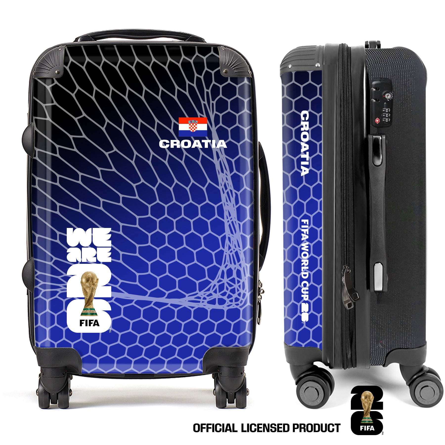 Croatia4 FIFA World Cup 2026™ Carry On 20” Spinner Suitcase with TSA Lock