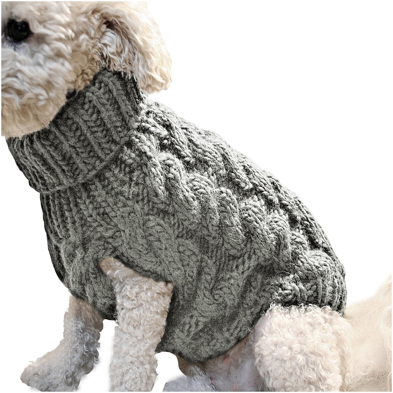 Fashiom Pets Solid Winter Dog Sweater Knitted Warm Sleeveless Pet Clothes