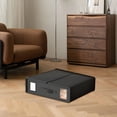 thumbnail image 4 of Boovnll Under Bed Storage Containers, 13x15x5" Large Capacity Linen Underbed Storage for Blankets Towels Comforter Sweaters Pillows Sheets, Under Bed Storage, 4 of 7