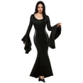 thumbnail image 4 of Adult Wednesday Morticia Addams Costume, 4 of 5