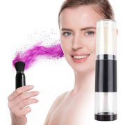mtvxesu Makeup Brush, Retractable Blush Brush with Refillable Powder Jar for Color Highlight Contours Blush Powder Cosmetics Makeup Brushes for Foundation Makeup Brushed Discount Makeup Brushes!