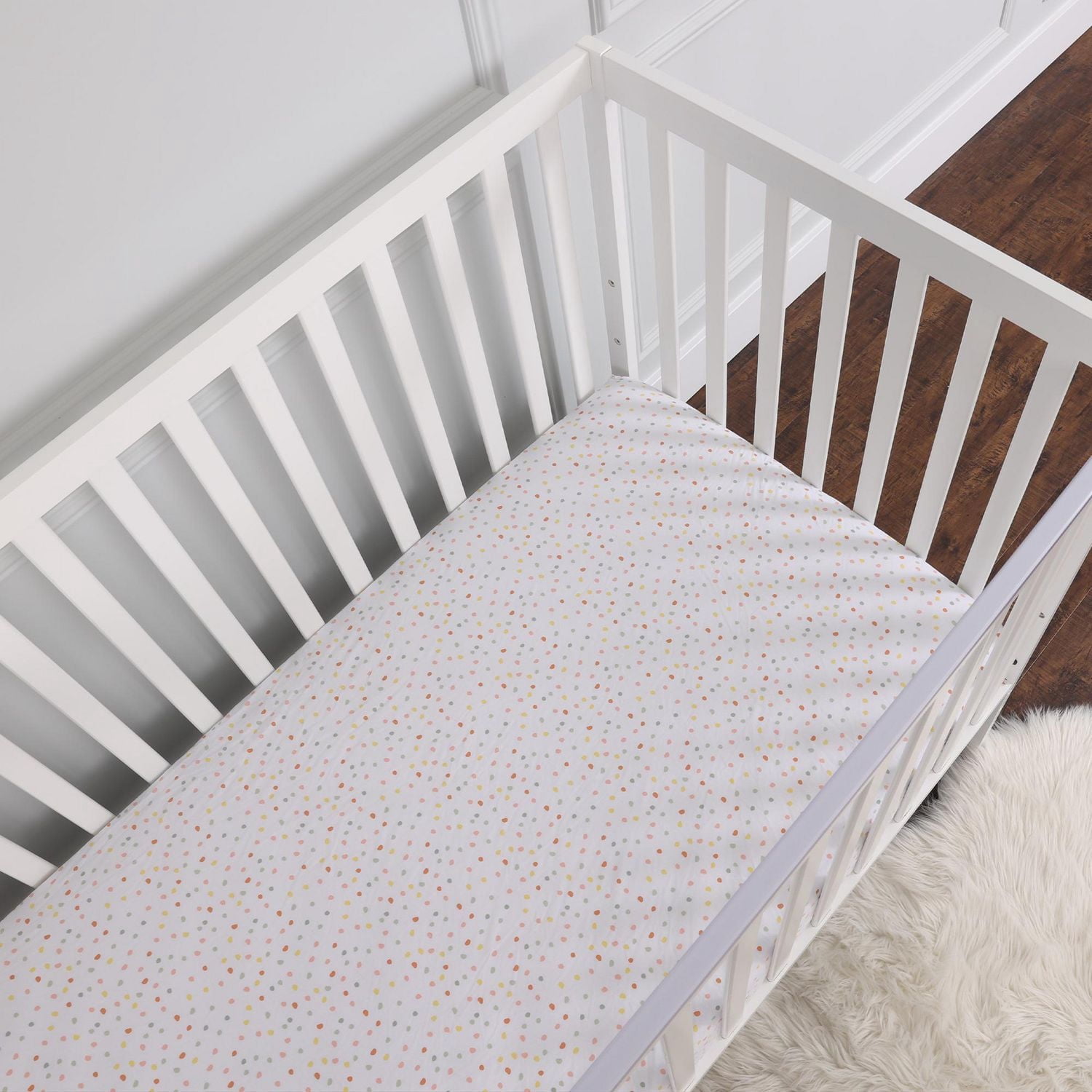 George Baby Fitted Jersey Crib Sheet