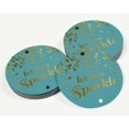 thumbnail image 3 of Inkdotpot Real Gold Foil Let Love Sparkle Wedding Tags Favor Hang Paper Tags 50 Pieces, 3 of 6