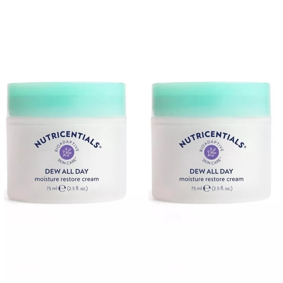 2 de Nuskin Dew Crème Hydratante Toute la Journée + 1 Bonnet pour Cheveux