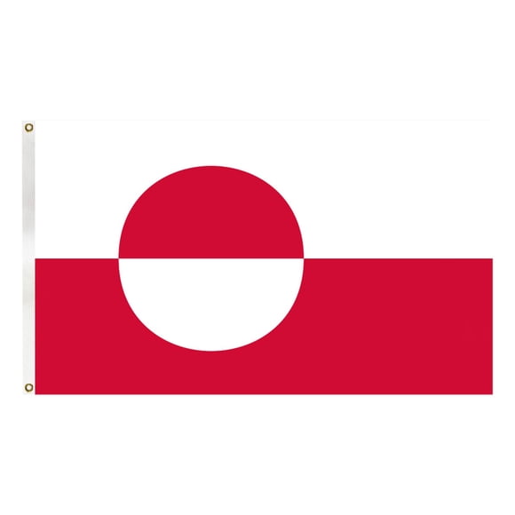 Greenland Flag 90X150Cm Polyester Cloth, Flags of Various Countries