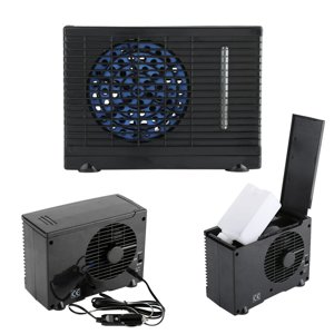 Lindbes Portable 12V Car Truck Home Mini Air Conditioner Evaporative Water Cooler Cooling Fan  Evaporative Air Conditioner  Car Air Conditioner