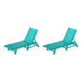 thumbnail image 1 of Paradise réglable Adirondack Plastic Chaises d'extérieur (Lot de 2), 1 of 9