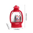 thumbnail image 3 of Lighted Christmas Decor Include Clear LED Lights Hanging Lantern Christmas Tree Battery Pendant Novel Props Light For Xmas Party Home Decor 150ml, 3 of 6