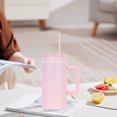 thumbnail image 1 of Fwttom Home Decor Large Capacity Stainless Steel Straw Insulated Travel Mug with Leak Proof Lid and Handle Capacity 1500Ml, 1 of 6