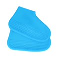 thumbnail image 4 of Shoes Cover Silicone Waterproof Shoe Portable Shoe Protector Reusable Protector Non-slip Wear-resistant Overshoes, Blue, L, 4 of 7