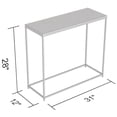 thumbnail image 2 of Safdie & Co. Table Console 31L Verre Métal Noir, 2 of 4