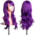 thumbnail image 1 of EmaxDesign Wigs 28 Inch Cosplay Wig For Women With Wig Cap and Comb (Dark Purple), 1 of 4