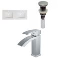 thumbnail image 1 of American Imaginations 48-in. W 1 Hole Ceramic Top Set In White Color - Overflow Drain Incl. AI-32681, 1 of 9
