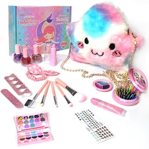 Filles Kit de maquillage pour les enfants Ensemble de maquillage des enfants Filles Princesse Boîte de maquillage Cosmétiques non toxiques