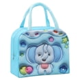 thumbnail image 1 of Oleegame 1 Pce Sac de Rangement pour Produits à Main Sac Isolé Sac pour Boîte à Lunch Sac à Lunch Chiot Brun (Isolation 3D) Bleu, 1 of 8