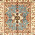 thumbnail image 1 of Ahgly Company Indoor Square Abstract Red Abstract Area Rugs, 5' Square, 1 of 6