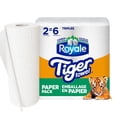 thumbnail image 1 of Royale Tiger Towel Recyclable Packaging, 2 Rolls, 147 Sheets Per Roll, 1 of 9