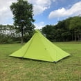 thumbnail image 2 of Outdoor Ultralight Camping Tent 1 Person Rodless Multifunction Tent Tarp Green, 2 of 8