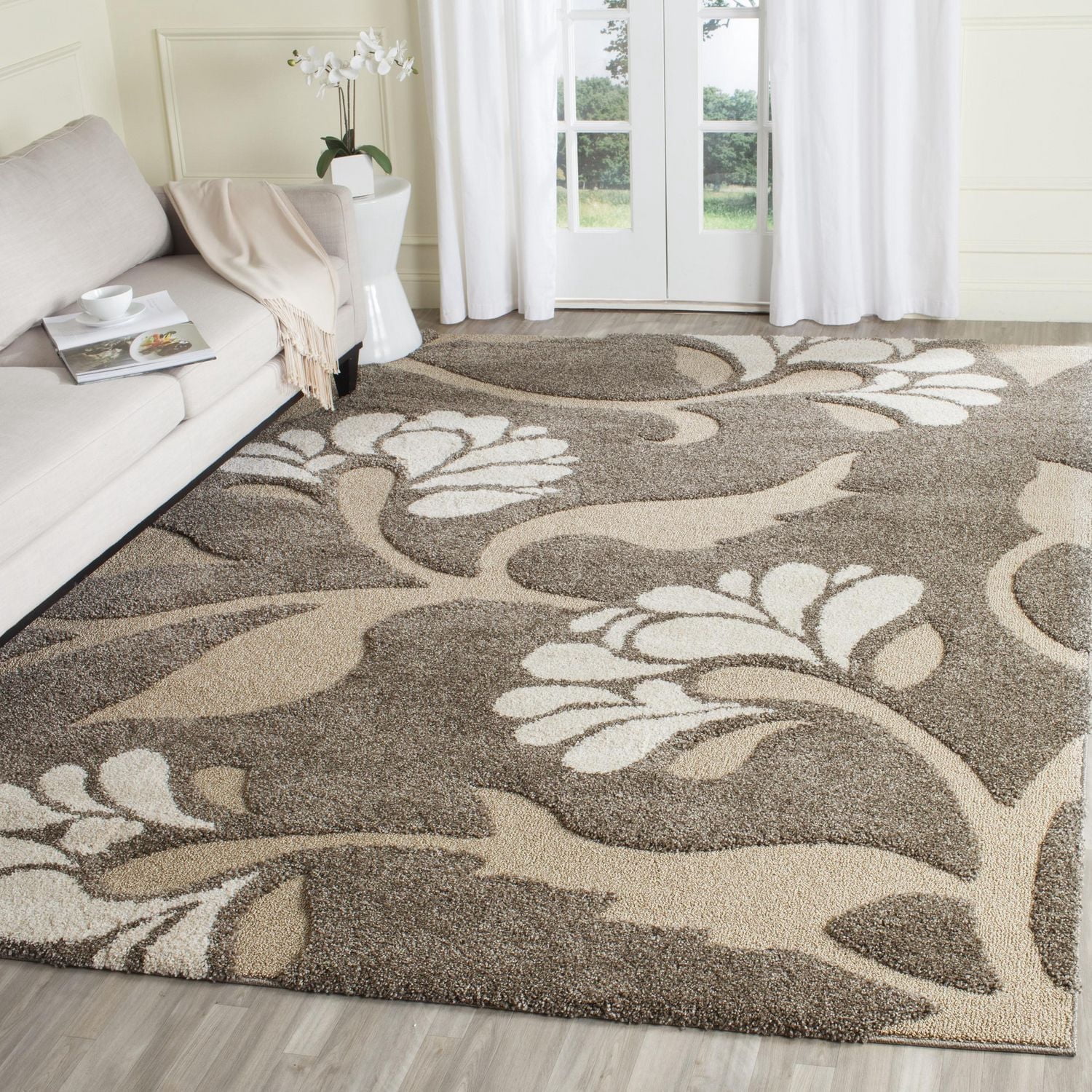 SAFAVIEH Florida Teodor Tapis Florales Shag