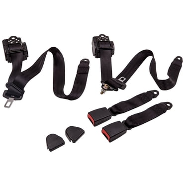 2X Ceintures de Sécurité Rétractables à 3 Points pour Jeep CJ YJ Wrangler 1982 1983 1984-1995
