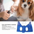 thumbnail image 3 of Dog Grooming Harness, Comfortable Dog Grooming Hammock Blue Breathable Adjustable Small Pocket Design Multipurpose Sturdy  For Dogs XS,S,M,L, 3 of 8