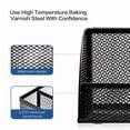 thumbnail image 4 of Deli Mesh Desktop Organizer Office Supplies, 7 Compartments, Black, 4 of 10