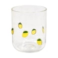 thumbnail image 2 of Mainstays Lemon Icon Plastic Lowball Drinking Glass, Lightweight & Reusable, 1 Piece, 2 of 6