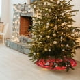 thumbnail image 3 of Pisexur Christmas Tree Skirt ,Many patterns 35.12"Christmas Tree Upholstered Bottom Cover, Suitable For Christmas Tree Decorations, Christmas Family Gathering Christmas Decorations Christmas Gifts, 3 of 5