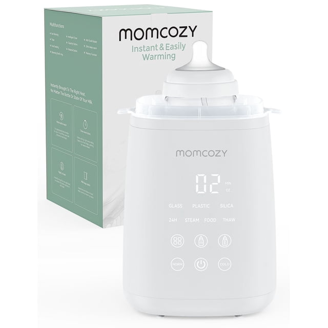 Momcozy Bottle Warmer, Quick Heating for Baby Milk, Timer, Accurate Temperature, Automatic shut-off