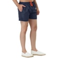 thumbnail image 4 of INSPIRE CHIC Men's Quick Dry Swim Trunks Lightweight Polyester Board Shorts with Mesh Lining 32 Navy Blue, 4 of 7