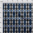 thumbnail image 2 of oneOone Cotton Poplin Fabric Diamond & Swirl Ikat Decor Fabric Printed BTY 56 Inch Wide, 2 of 4