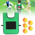 thumbnail image 1 of WHEANG 5 Set Dodgeball With 1 Sticky Vest Games With Strap Interactive Throwing Game Sticky For Kids Outdoor Playing, 1 of 9
