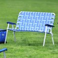 thumbnail image 2 of Camp & Go Blue Web Love Seat, 2 of 4