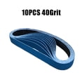 thumbnail image 1 of 10Pcs Zirconia Sander File Sanding Belts 40/60/80/120 Grit 20Mm X 520Mm, 1 of 9