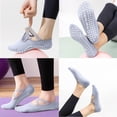 thumbnail image 3 of Pilates Socks for Women with Grip 3 Pc Pc Non Slip Yoga Socks, 3 of 8