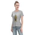 thumbnail image 4 of Women's Basic Short Sleeve T-Shirt One Piece Yellow Ape, 4 of 6