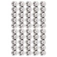 thumbnail image 3 of 50Pcs Round Coupling Nut Female Thread 304 Stainless Steel M6 Connector Nut for Home Decoration Maintenance, 3 of 14