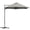 Gris Clair, variante sur Outsunny Parasol de Patio Offset 8,5 Pi Rotation 360° Cantilever Vert